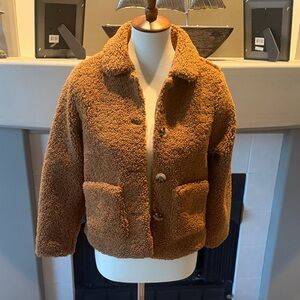 Wonder Nation Brown Kids Puffer Jacket